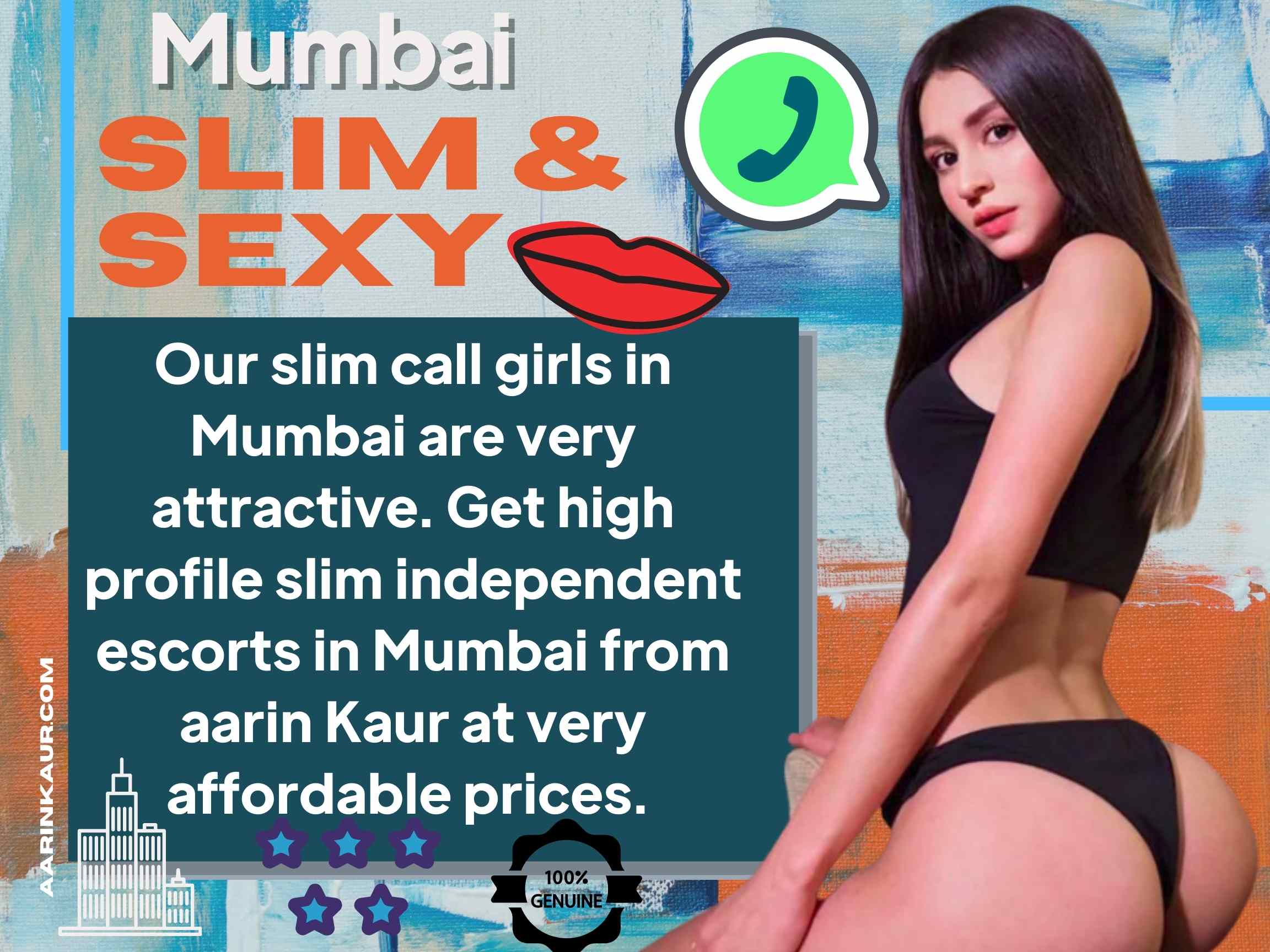 Slim and Sexy Escorts- Our slim call girls in Mumbai are very attractive. Get high profile slim independent escorts in Mumbai from aarin Kaur at very affordable prices. 
