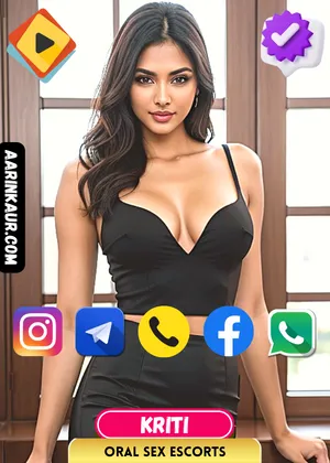 Verified Profile image of Mumbai Oral Sex Escorts Girl Kriti. Contact Kriti via Whatsapp, Call, Instagram, Facebook or Telegram. Kriti's exclusive video is available.